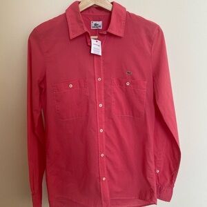 Lacoste shirt size 38 new with tag
